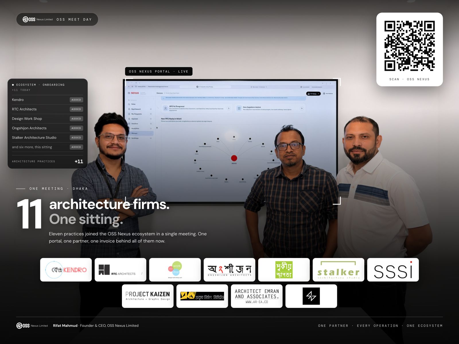 11 architecture firms, one sitting