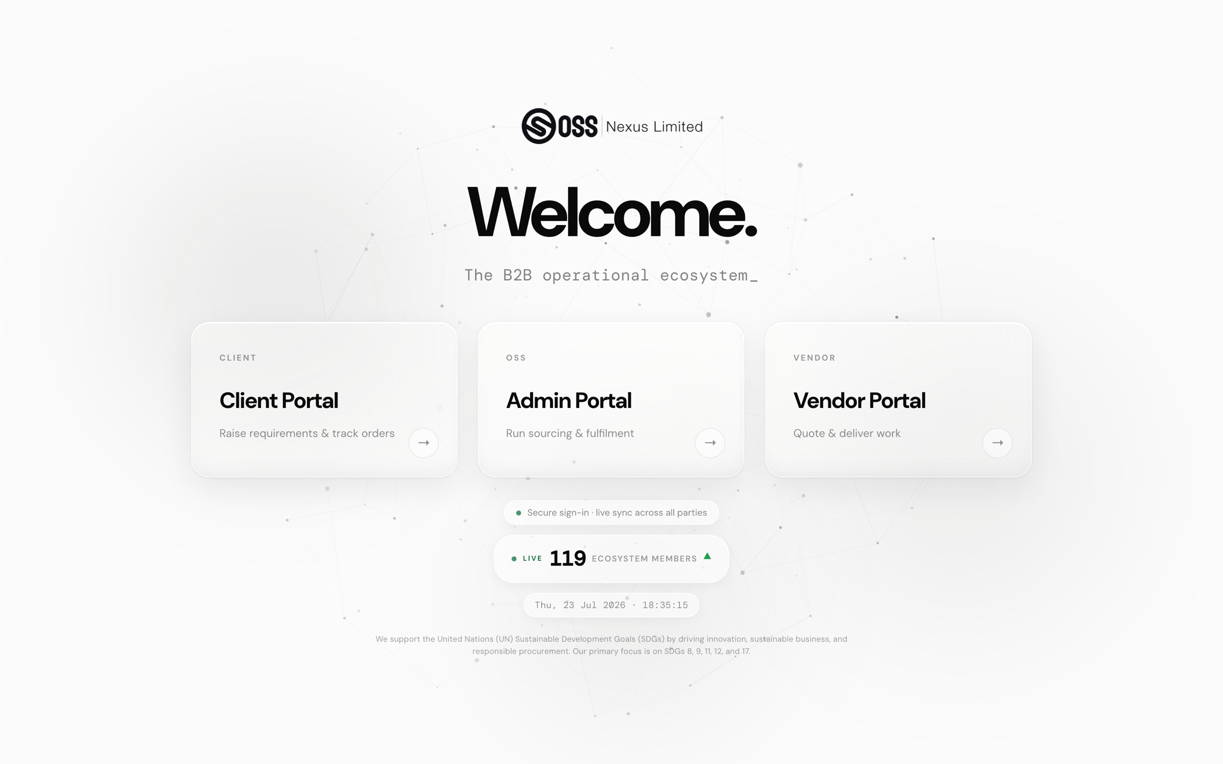 The OSS Nexus portal